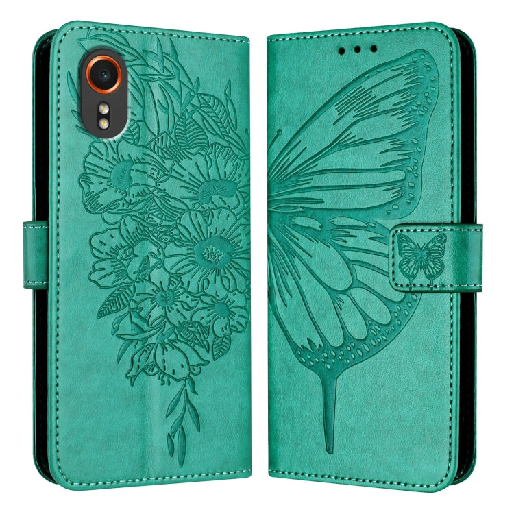 Embossed Butterfly Leather Phone Case, For Samsung Galaxy S24 FE 5G, For Samsung Galaxy M55, For Samsung Galaxy M15 / F15 5G Global, For Samsung Galaxy Xcover7