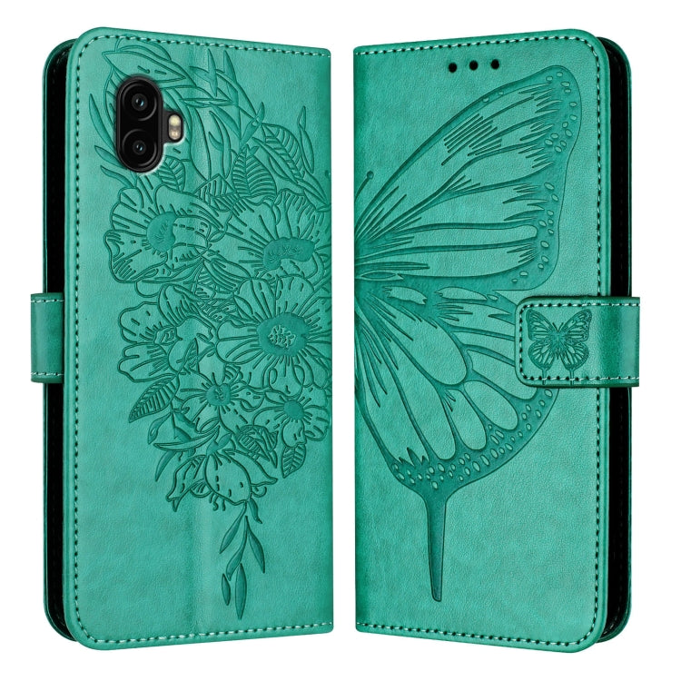 Embossed Butterfly Leather Phone Case, For Samsung Galaxy Xcover6 Pro, For Samsung Galaxy M52 5G, For Samsung Galaxy M32 4G Global / M22, For Samsung Galaxy A41 EU