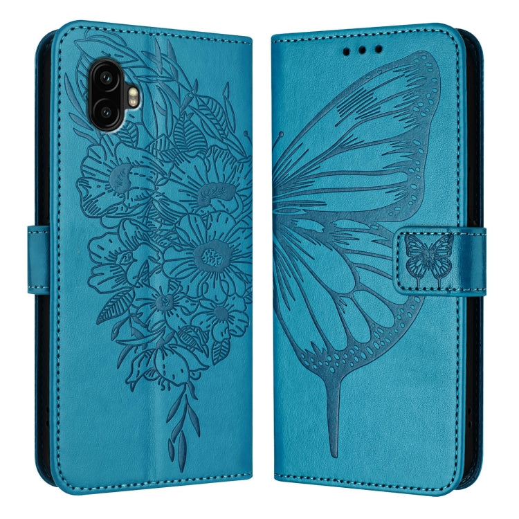 Embossed Butterfly Leather Phone Case, For Samsung Galaxy Xcover6 Pro, For Samsung Galaxy M52 5G, For Samsung Galaxy M32 4G Global / M22, For Samsung Galaxy A41 EU