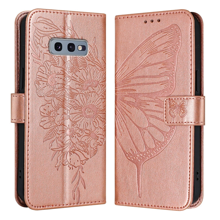 Embossed Butterfly Leather Phone Case, For Samsung Galaxy A40, For Samsung Galaxy A10 / M10 EU, For Samsung Galaxy Xcover 4s / Xcover 4, For Samsung Galaxy S10e