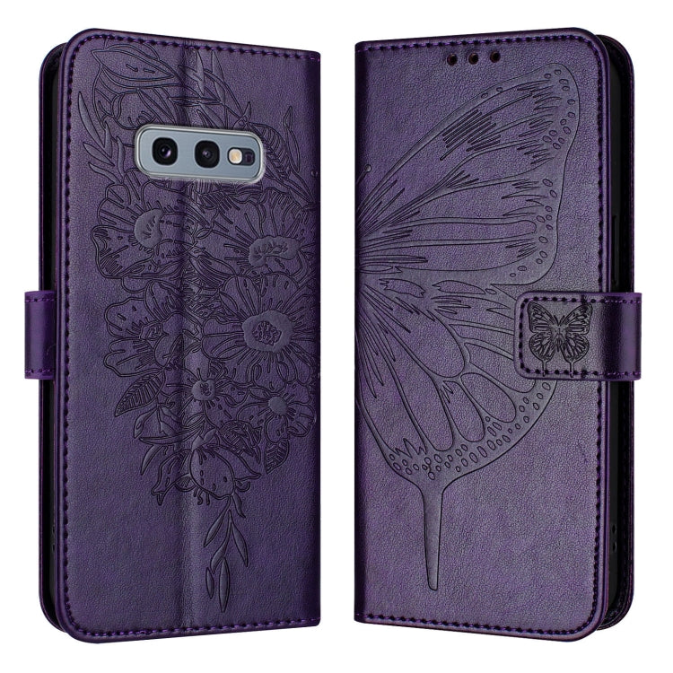 Embossed Butterfly Leather Phone Case, For Samsung Galaxy A40, For Samsung Galaxy A10 / M10 EU, For Samsung Galaxy Xcover 4s / Xcover 4, For Samsung Galaxy S10e