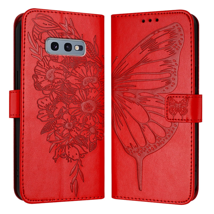 Embossed Butterfly Leather Phone Case, For Samsung Galaxy A40, For Samsung Galaxy A10 / M10 EU, For Samsung Galaxy Xcover 4s / Xcover 4, For Samsung Galaxy S10e