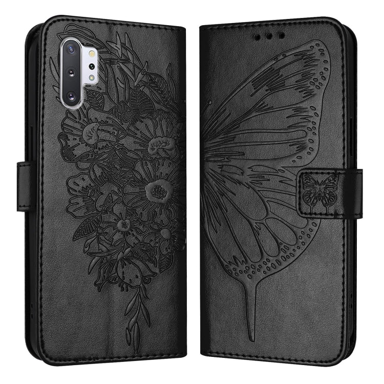 Embossed Butterfly Leather Phone Case, For Samsung Galaxy A20s, For Samsung Galaxy Note10, For Samsung Galaxy Note10+, For Samsung Galaxy A20e / A10e