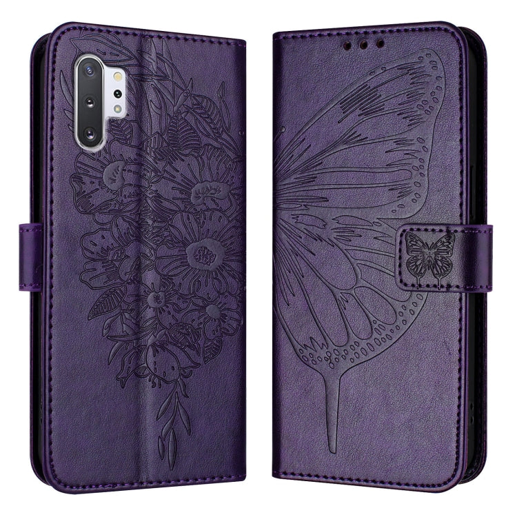 Embossed Butterfly Leather Phone Case, For Samsung Galaxy A20s, For Samsung Galaxy Note10, For Samsung Galaxy Note10+, For Samsung Galaxy A20e / A10e