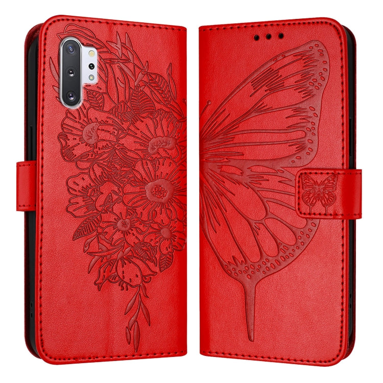 Embossed Butterfly Leather Phone Case, For Samsung Galaxy A20s, For Samsung Galaxy Note10, For Samsung Galaxy Note10+, For Samsung Galaxy A20e / A10e