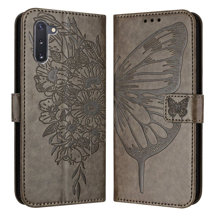 Embossed Butterfly Leather Phone Case, For Samsung Galaxy A20s, For Samsung Galaxy Note10, For Samsung Galaxy Note10+, For Samsung Galaxy A20e / A10e