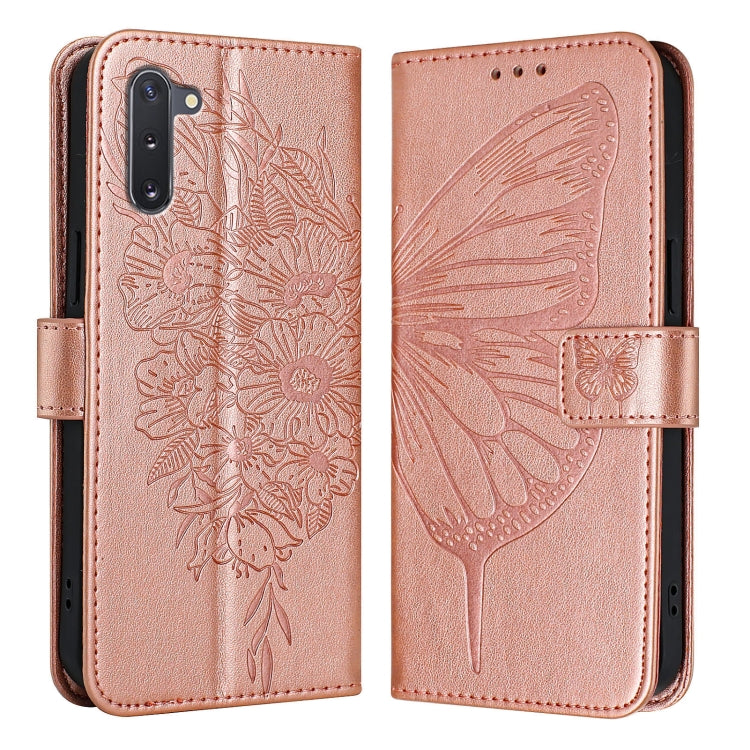 Embossed Butterfly Leather Phone Case, For Samsung Galaxy A20s, For Samsung Galaxy Note10, For Samsung Galaxy Note10+, For Samsung Galaxy A20e / A10e