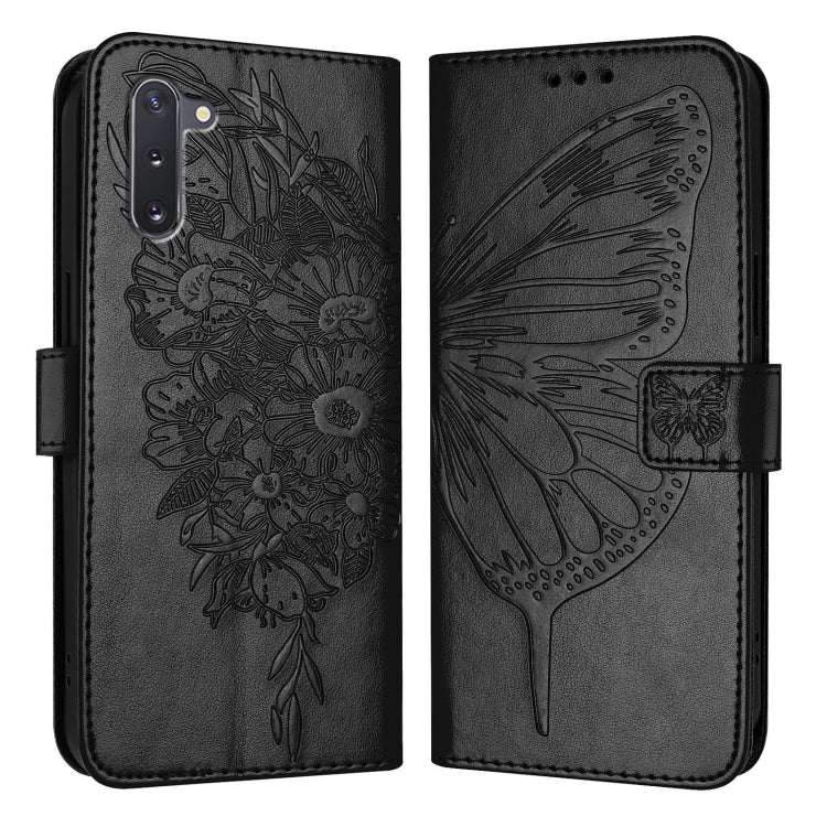 Embossed Butterfly Leather Phone Case, For Samsung Galaxy A20s, For Samsung Galaxy Note10, For Samsung Galaxy Note10+, For Samsung Galaxy A20e / A10e