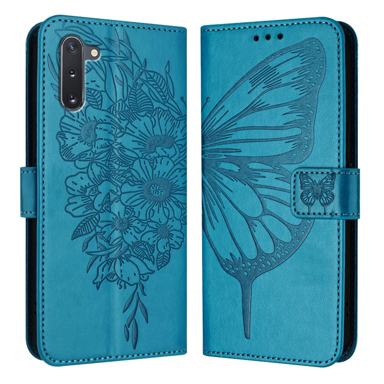 Embossed Butterfly Leather Phone Case, For Samsung Galaxy A20s, For Samsung Galaxy Note10, For Samsung Galaxy Note10+, For Samsung Galaxy A20e / A10e