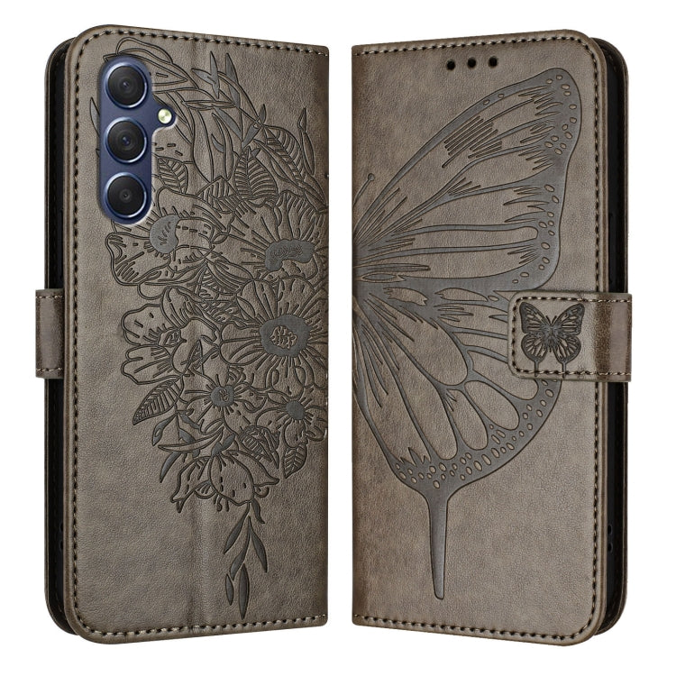 Embossed Butterfly Leather Phone Case, For Samsung Galaxy S24 5G, For Samsung Galaxy M34 5G / F34 5G, For Samsung Galaxy M54 5G / F54 5G, For Samsung Galaxy M14 5G Global