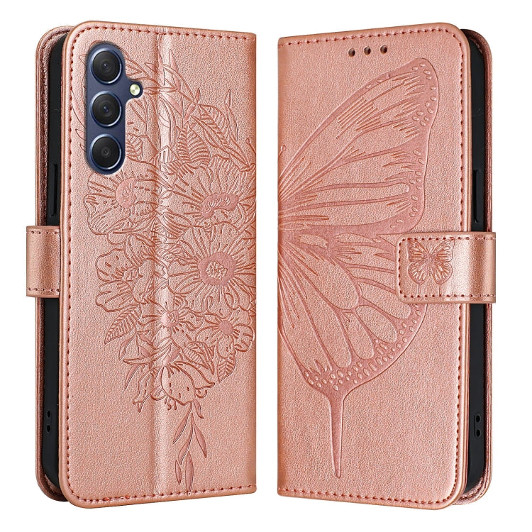 Embossed Butterfly Leather Phone Case, For Samsung Galaxy S24 5G, For Samsung Galaxy M34 5G / F34 5G, For Samsung Galaxy M54 5G / F54 5G, For Samsung Galaxy M14 5G Global