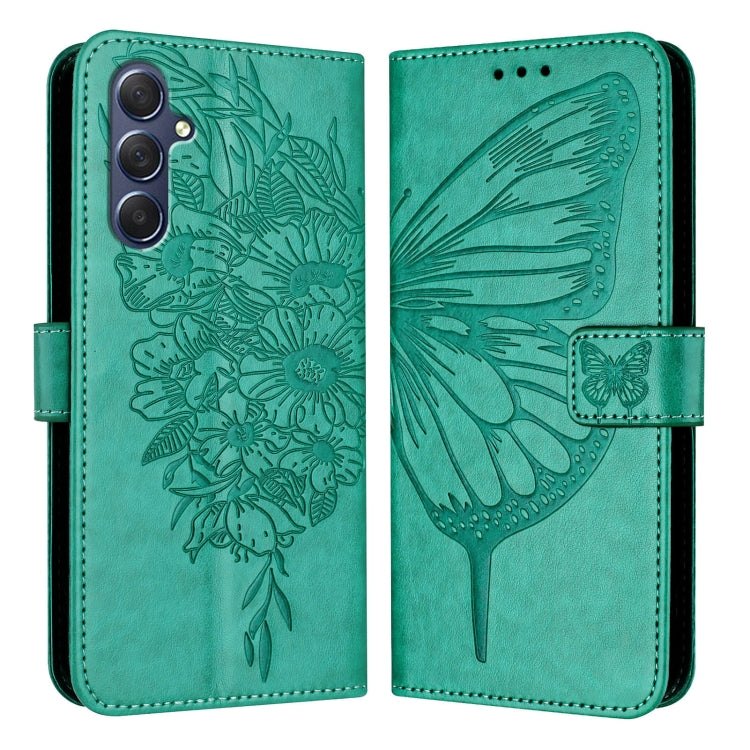 Embossed Butterfly Leather Phone Case, For Samsung Galaxy S24 5G, For Samsung Galaxy M34 5G / F34 5G, For Samsung Galaxy M54 5G / F54 5G, For Samsung Galaxy M14 5G Global