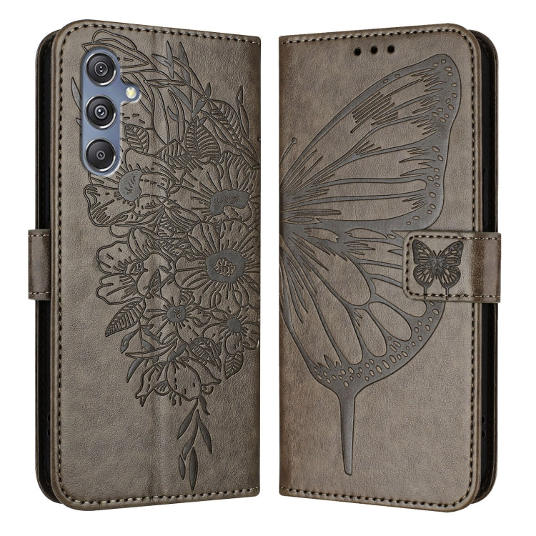 Embossed Butterfly Leather Phone Case, For Samsung Galaxy S24 5G, For Samsung Galaxy M34 5G / F34 5G, For Samsung Galaxy M54 5G / F54 5G, For Samsung Galaxy M14 5G Global