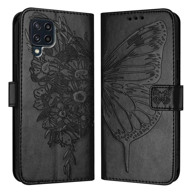 Embossed Butterfly Leather Phone Case, For Samsung Galaxy Xcover6 Pro, For Samsung Galaxy M52 5G, For Samsung Galaxy M32 4G Global / M22, For Samsung Galaxy A41 EU