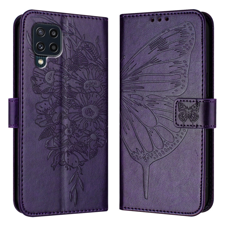 Embossed Butterfly Leather Phone Case, For Samsung Galaxy Xcover6 Pro, For Samsung Galaxy M52 5G, For Samsung Galaxy M32 4G Global / M22, For Samsung Galaxy A41 EU