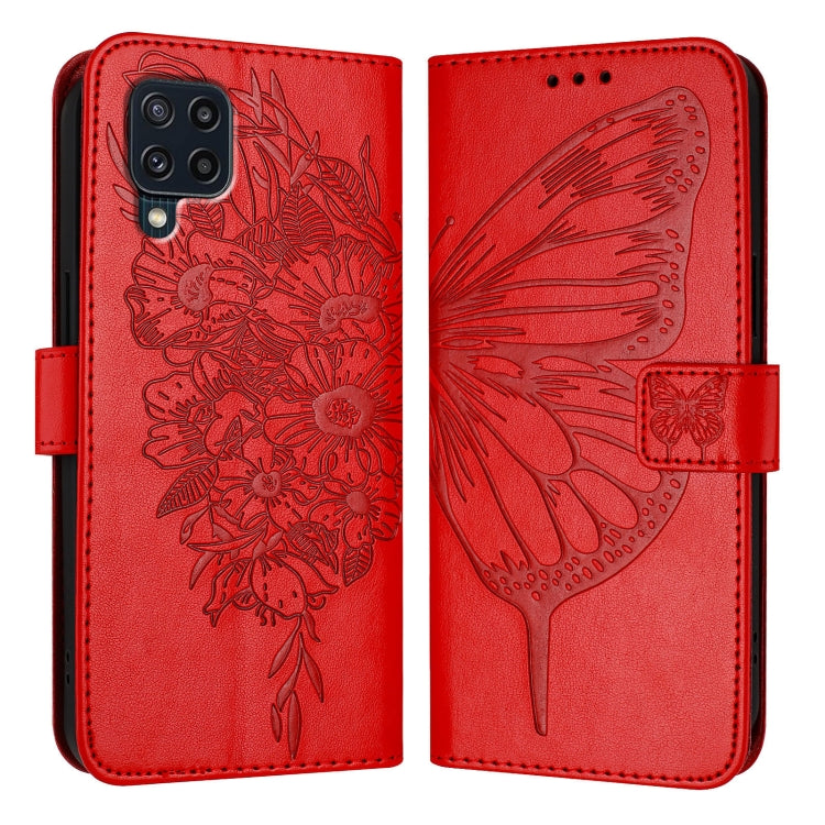 Embossed Butterfly Leather Phone Case, For Samsung Galaxy Xcover6 Pro, For Samsung Galaxy M52 5G, For Samsung Galaxy M32 4G Global / M22, For Samsung Galaxy A41 EU