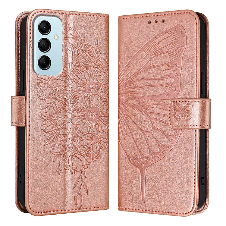 Embossed Butterfly Leather Phone Case, For Samsung Galaxy S24 5G, For Samsung Galaxy M34 5G / F34 5G, For Samsung Galaxy M54 5G / F54 5G, For Samsung Galaxy M14 5G Global