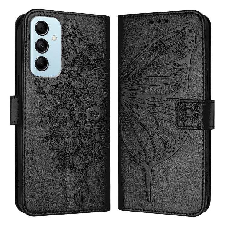 Embossed Butterfly Leather Phone Case, For Samsung Galaxy S24 5G, For Samsung Galaxy M34 5G / F34 5G, For Samsung Galaxy M54 5G / F54 5G, For Samsung Galaxy M14 5G Global