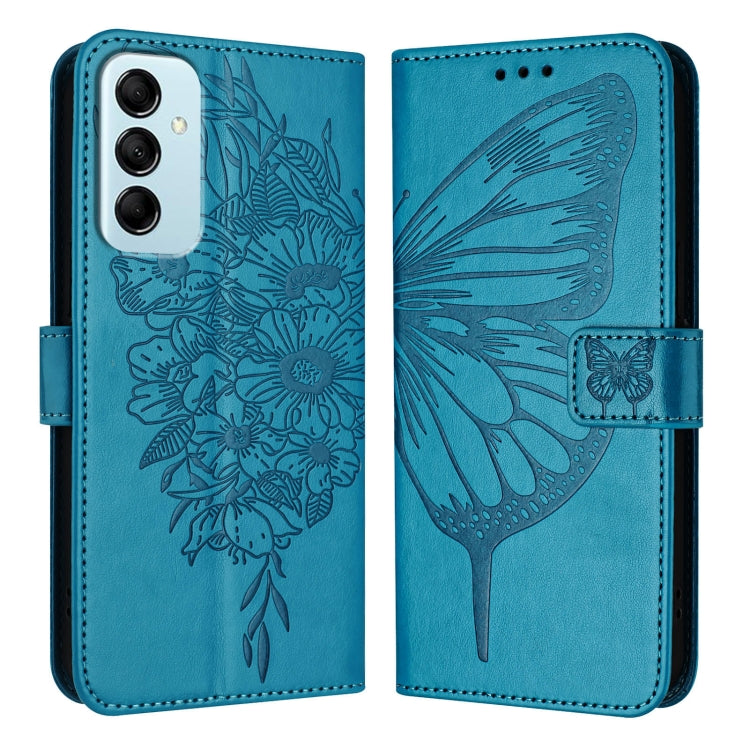 Embossed Butterfly Leather Phone Case, For Samsung Galaxy S24 5G, For Samsung Galaxy M34 5G / F34 5G, For Samsung Galaxy M54 5G / F54 5G, For Samsung Galaxy M14 5G Global