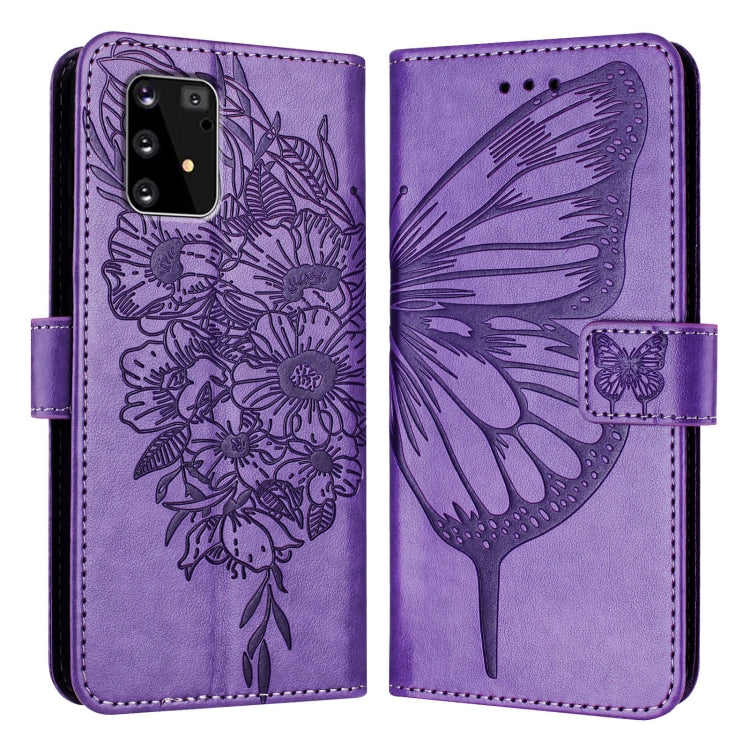 Embossed Butterfly Leather Phone Case, For Samsung Galaxy M62, For Samsung Galaxy A91 / M80s / S10 Lite, For Samsung Galaxy A81 / M60s /Note10 Lite, For Samsung Galaxy A10s / M10s