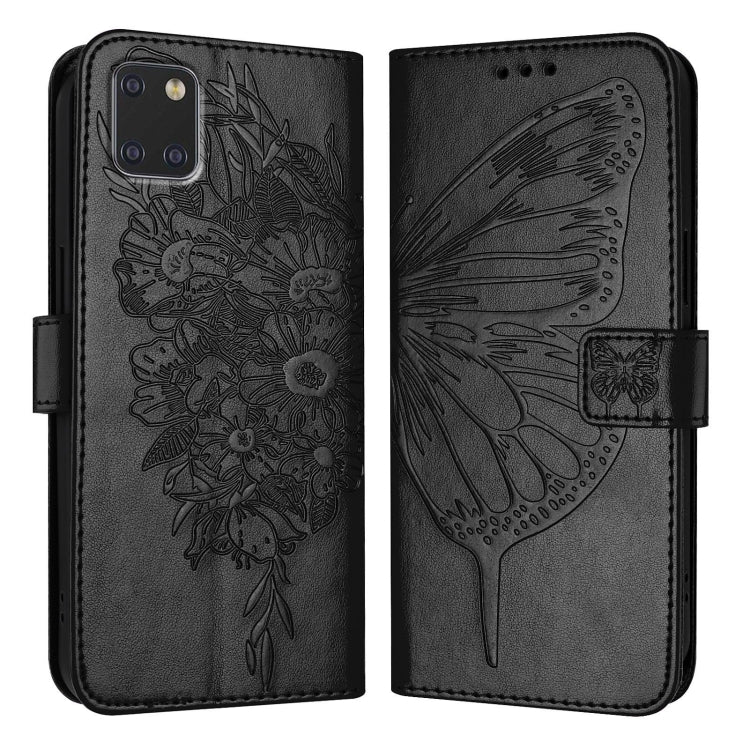 Embossed Butterfly Leather Phone Case, For Samsung Galaxy M62, For Samsung Galaxy A91 / M80s / S10 Lite, For Samsung Galaxy A81 / M60s /Note10 Lite, For Samsung Galaxy A10s / M10s