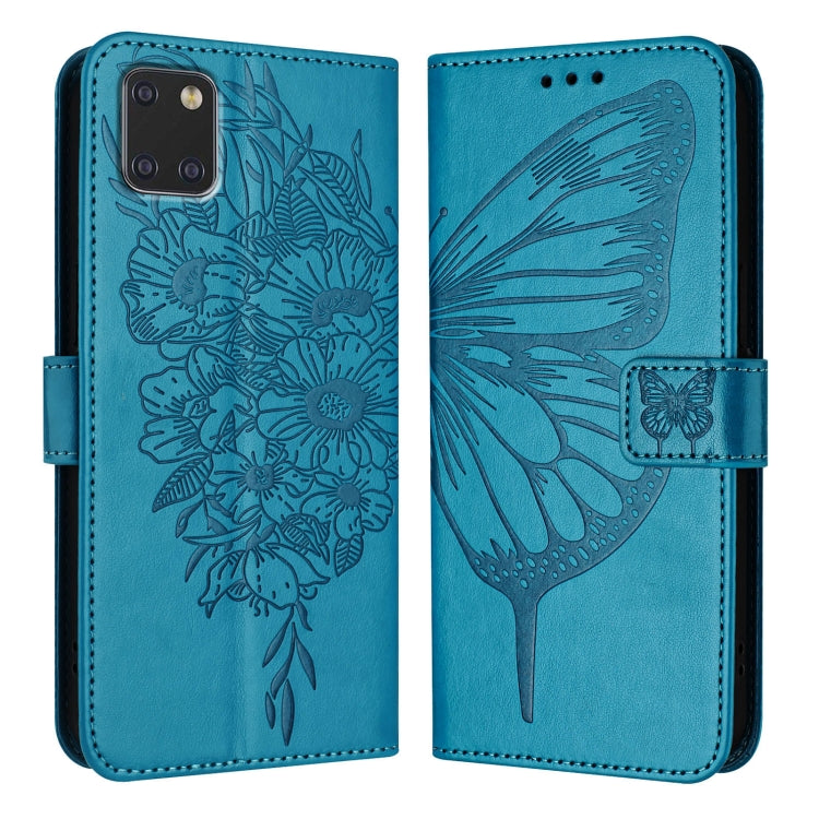 Embossed Butterfly Leather Phone Case, For Samsung Galaxy M62, For Samsung Galaxy A91 / M80s / S10 Lite, For Samsung Galaxy A81 / M60s /Note10 Lite, For Samsung Galaxy A10s / M10s