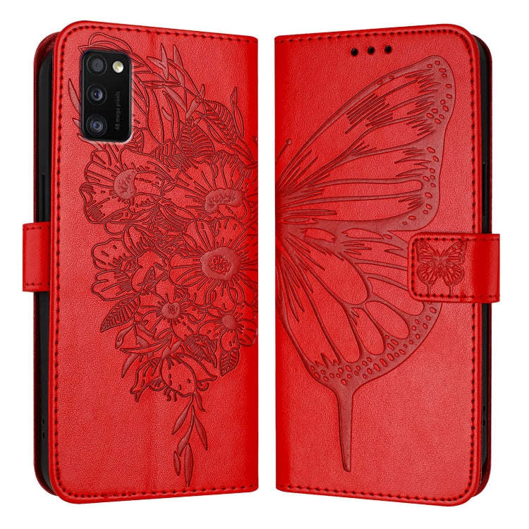 Embossed Butterfly Leather Phone Case, For Samsung Galaxy Xcover6 Pro, For Samsung Galaxy M52 5G, For Samsung Galaxy M32 4G Global / M22, For Samsung Galaxy A41 EU