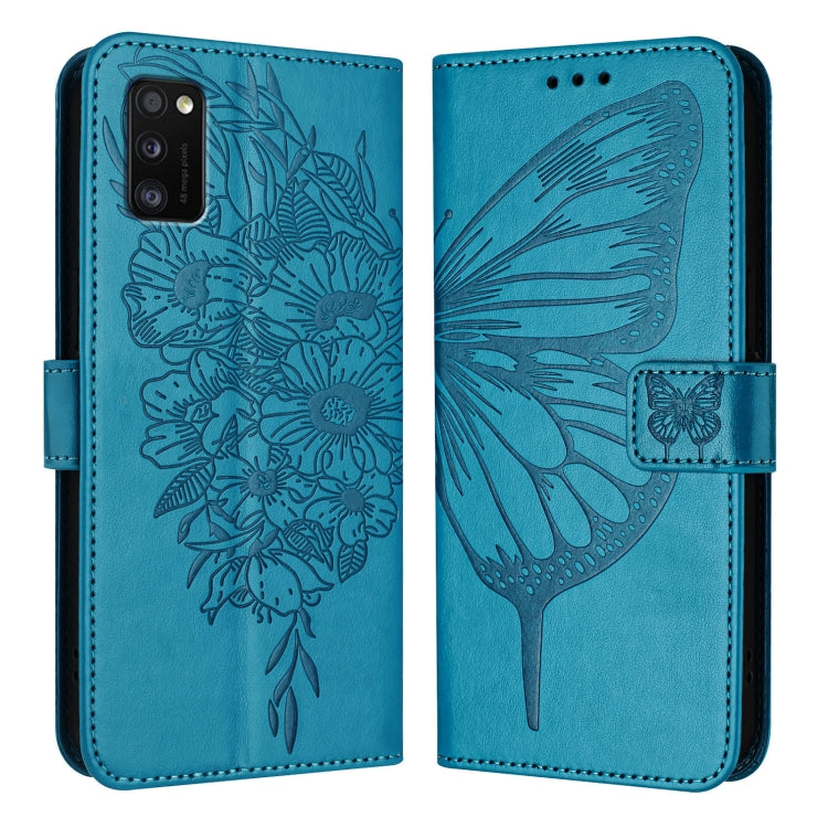 Embossed Butterfly Leather Phone Case, For Samsung Galaxy Xcover6 Pro, For Samsung Galaxy M52 5G, For Samsung Galaxy M32 4G Global / M22, For Samsung Galaxy A41 EU