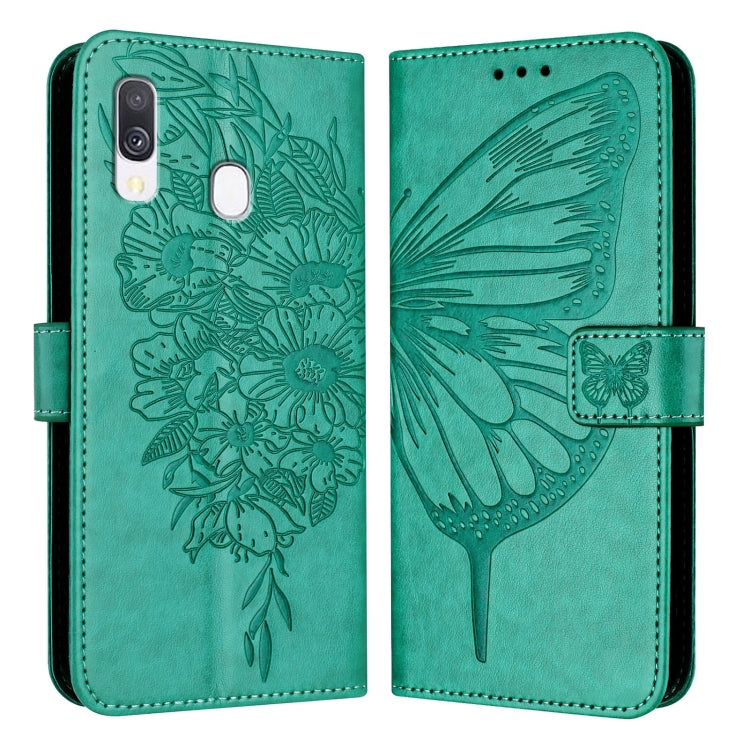 Embossed Butterfly Leather Phone Case, For Samsung Galaxy A40, For Samsung Galaxy A10 / M10 EU, For Samsung Galaxy Xcover 4s / Xcover 4, For Samsung Galaxy S10e