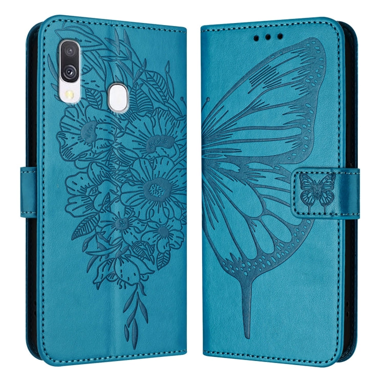 Embossed Butterfly Leather Phone Case, For Samsung Galaxy A40, For Samsung Galaxy A10 / M10 EU, For Samsung Galaxy Xcover 4s / Xcover 4, For Samsung Galaxy S10e