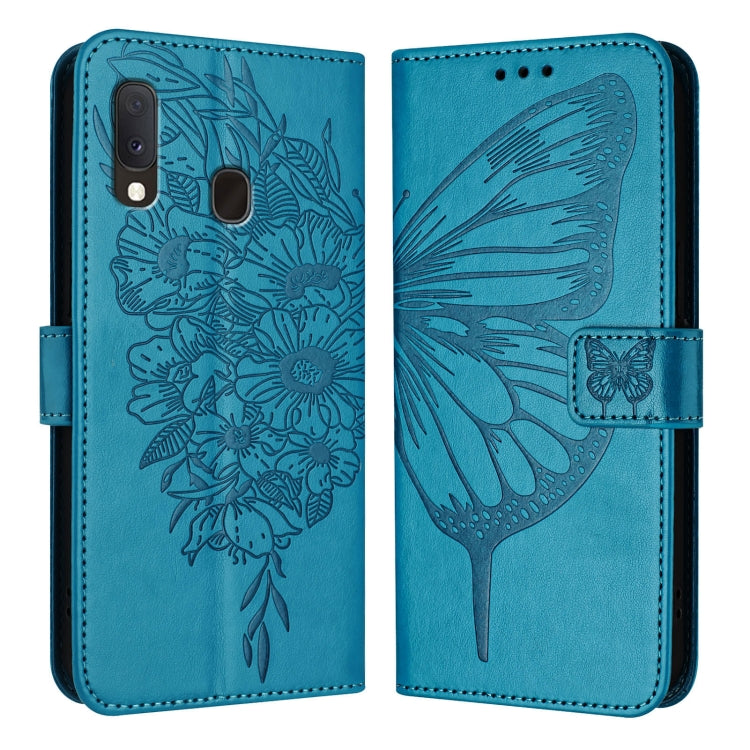 Embossed Butterfly Leather Phone Case, For Samsung Galaxy A20s, For Samsung Galaxy Note10, For Samsung Galaxy Note10+, For Samsung Galaxy A20e / A10e