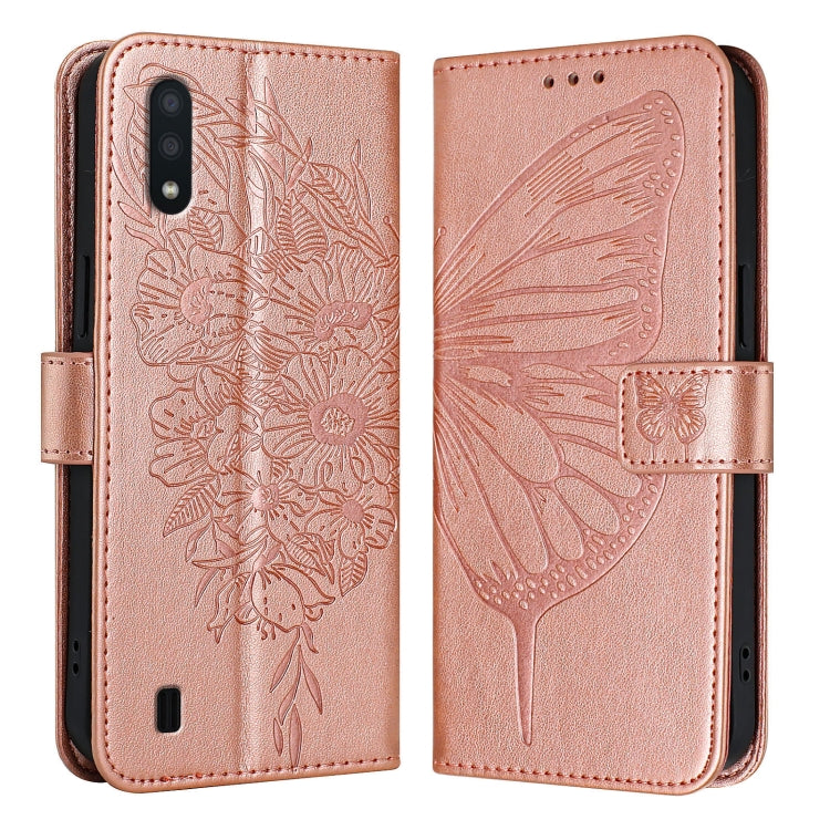 Embossed Butterfly Leather Phone Case, For Samsung Galaxy A40, For Samsung Galaxy A10 / M10 EU, For Samsung Galaxy Xcover 4s / Xcover 4, For Samsung Galaxy S10e