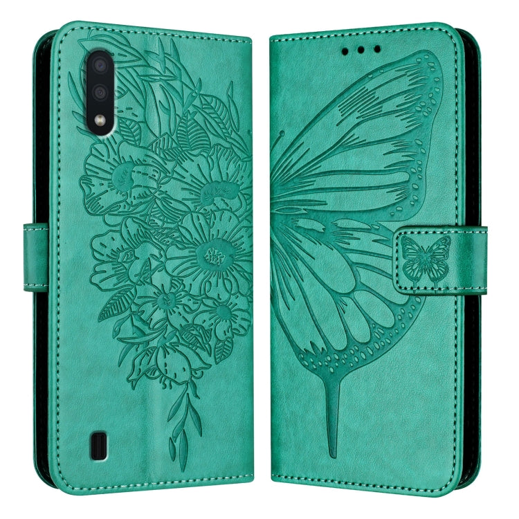 Embossed Butterfly Leather Phone Case, For Samsung Galaxy A40, For Samsung Galaxy A10 / M10 EU, For Samsung Galaxy Xcover 4s / Xcover 4, For Samsung Galaxy S10e