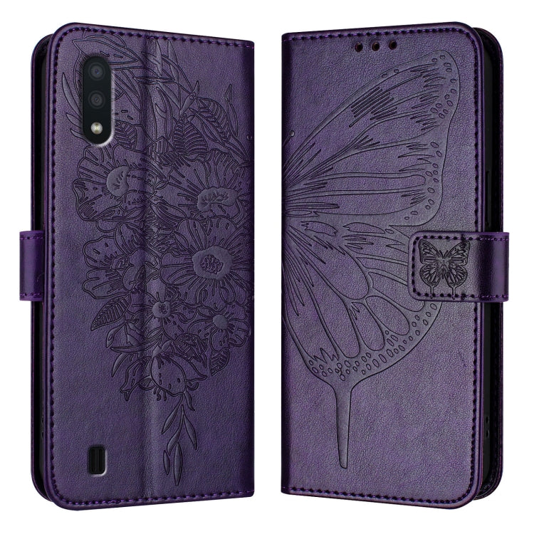 Embossed Butterfly Leather Phone Case, For Samsung Galaxy A40, For Samsung Galaxy A10 / M10 EU, For Samsung Galaxy Xcover 4s / Xcover 4, For Samsung Galaxy S10e