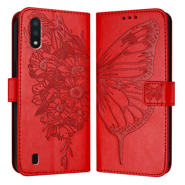 Embossed Butterfly Leather Phone Case, For Samsung Galaxy A40, For Samsung Galaxy A10 / M10 EU, For Samsung Galaxy Xcover 4s / Xcover 4, For Samsung Galaxy S10e