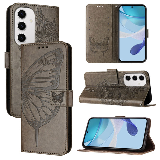 Embossed Butterfly Leather Phone Case, For Samsung Galaxy S24 FE 5G, For Samsung Galaxy M55, For Samsung Galaxy M15 / F15 5G Global, For Samsung Galaxy Xcover7