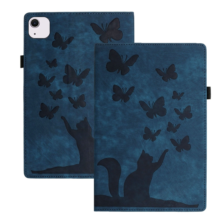 Butterfly Cat Embossing Leather Tablet Case, For iPad mini 2024 / 2021, For iPad Pro 13 2024, For iPad Pro 12.9 2022 / Air 13 2024, For iPad Air 11 2024 / Pro 11 2021 / 2020, For iPad Pro 11 2024