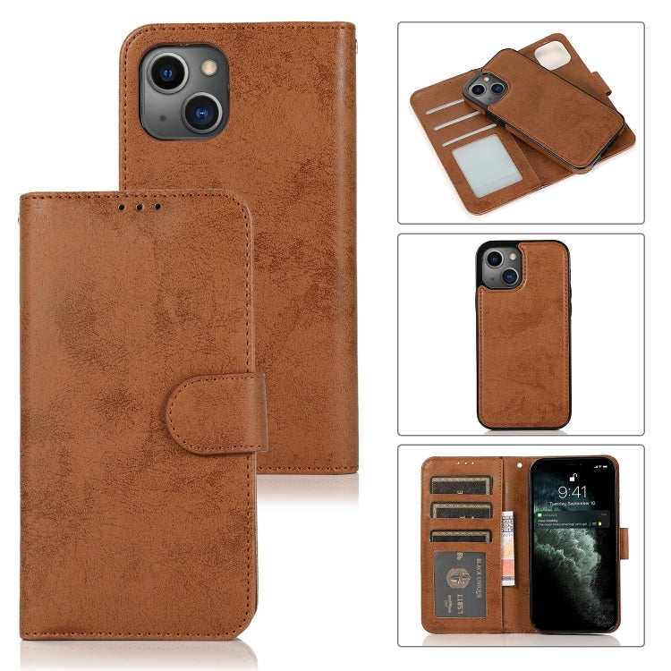 2 in 1 Detachable Phone Leather Case, For iPhone 15 Pro, For iPhone 15 Plus, For iPhone 15