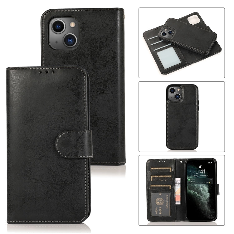 2 in 1 Detachable Phone Leather Case, For iPhone 15 Pro, For iPhone 15 Plus, For iPhone 15