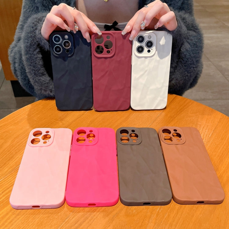 Frosted Wrinkles Texture TPU Phone Case, For iPhone 16 Pro Max, For iPhone 16 Pro, For iPhone 16 Plus, For iPhone 16