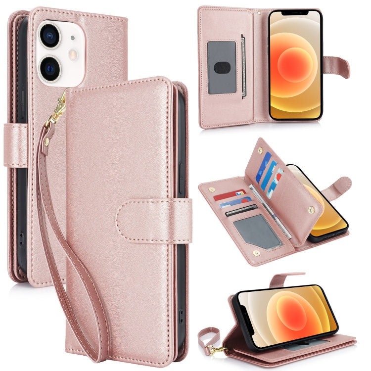 Multi-Card Wallet RFID Leather Phone Case, For iPhone 12 / 12 Pro, For iPhone 11 Pro Max, For iPhone 11, For iPhone 11 Pro