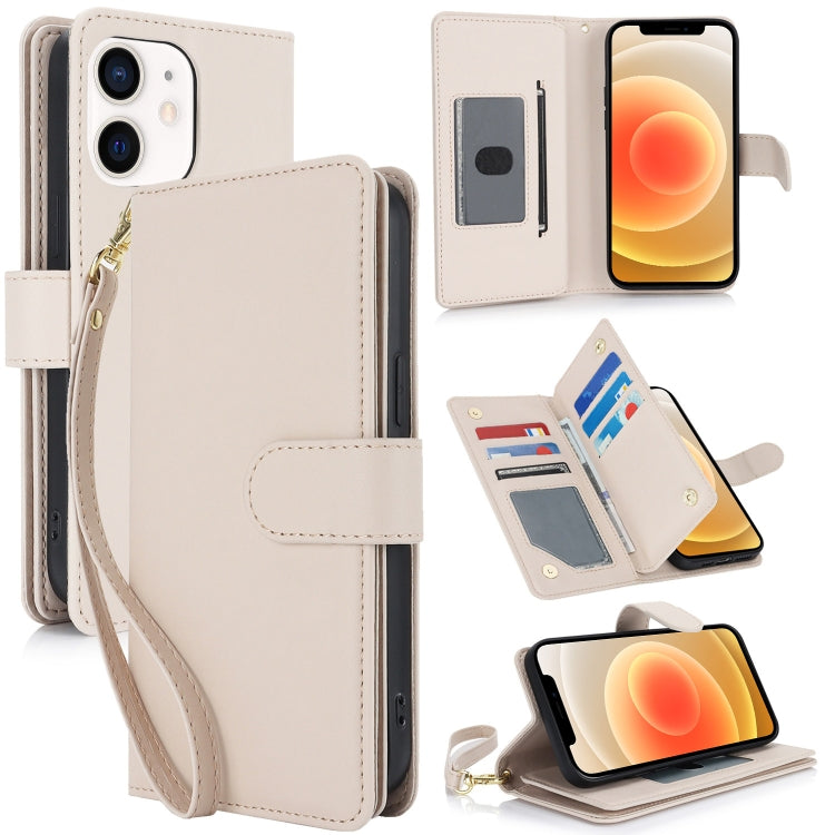 Multi-Card Wallet RFID Leather Phone Case, For iPhone 12 / 12 Pro, For iPhone 11 Pro Max, For iPhone 11, For iPhone 11 Pro