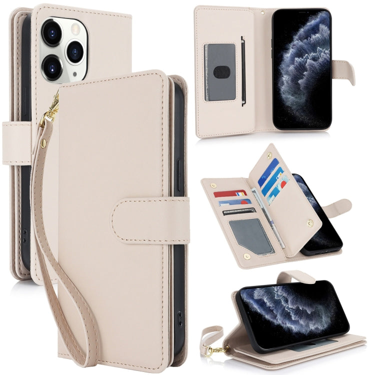 Multi-Card Wallet RFID Leather Phone Case, For iPhone 12 / 12 Pro, For iPhone 11 Pro Max, For iPhone 11, For iPhone 11 Pro