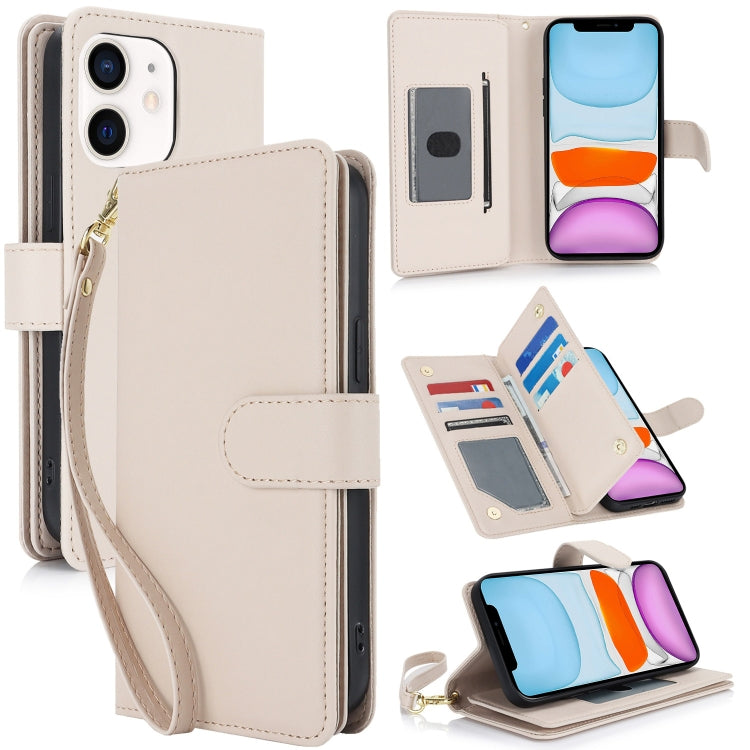 Multi-Card Wallet RFID Leather Phone Case, For iPhone 12 / 12 Pro, For iPhone 11 Pro Max, For iPhone 11, For iPhone 11 Pro