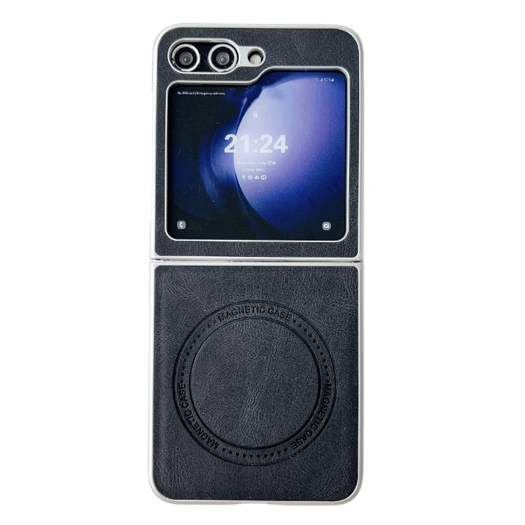 Skin Feel Leather Texture MagSafe Pearlescent Paint Shockproof Phone Case