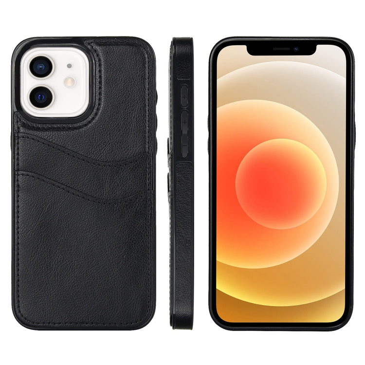 Litchi Leather Skin Card Slots Phone Case, For iPhone 13 Pro Max, For iPhone 13 Pro, For iPhone 13, For iPhone 12, For iPhone 12 Pro Max, For iPhone 12 Pro