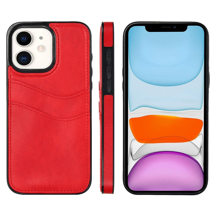 Litchi Leather Skin Card Slots Phone Case, For iPhone 11 Pro Max, For iPhone 11, For iPhone 11 Pro