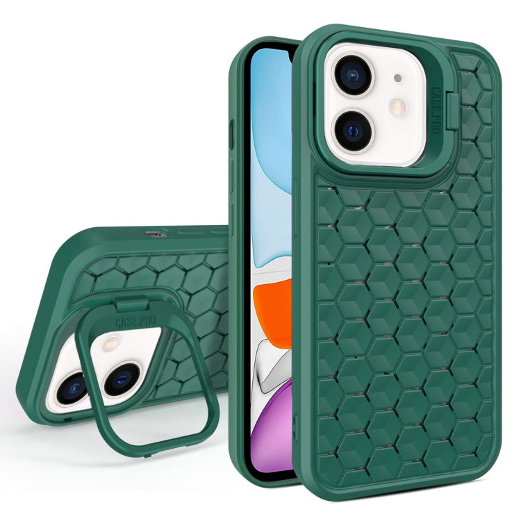 Honeycomb Radiating Lens Holder Magsafe Phone Case, For iPhone 12, For iPhone 12 Pro, For iPhone 11 Pro Max, For iPhone 11, For iPhone 11 Pro