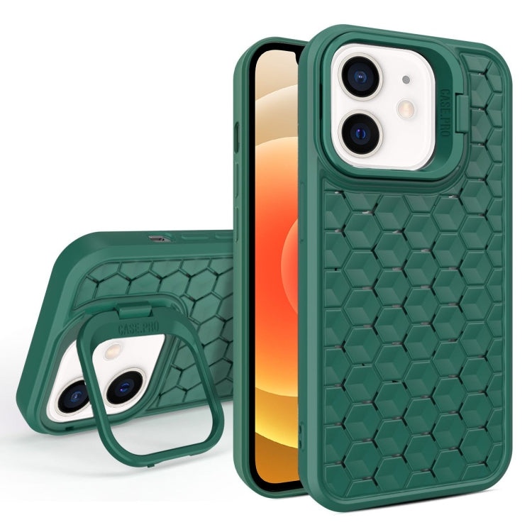 Honeycomb Radiating Lens Holder Magsafe Phone Case, For iPhone 12, For iPhone 12 Pro, For iPhone 11 Pro Max, For iPhone 11, For iPhone 11 Pro