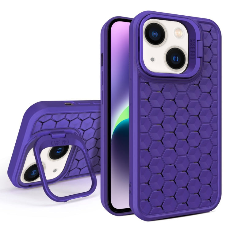 Honeycomb Radiating Lens Holder Magsafe Phone Case, For iPhone 15 Pro, For iPhone 15 Plus, For iPhone 15, For iPhone 14 Plus, For iPhone 14